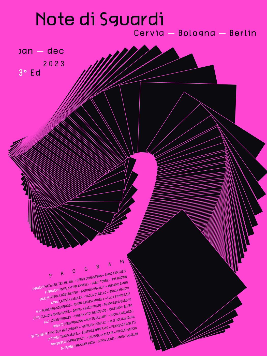 Note di Sguardi Grafik Edition 3 - Poster