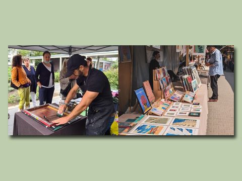 Live Siebdruck Workshop & Kunstmarkt