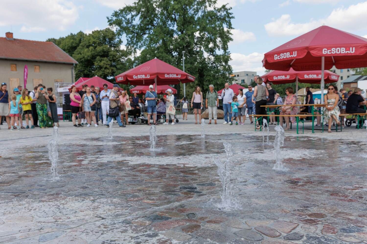 Einweihung Stadtplatz Gut Hellersdorf