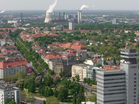 Theodor-Heuss-Platz - Blick nach Siemensstadt
