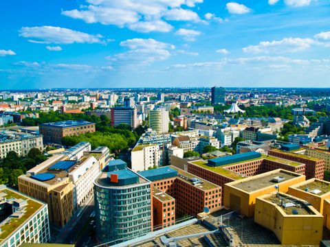 Berlin Panoramablick Potsdamer Platz