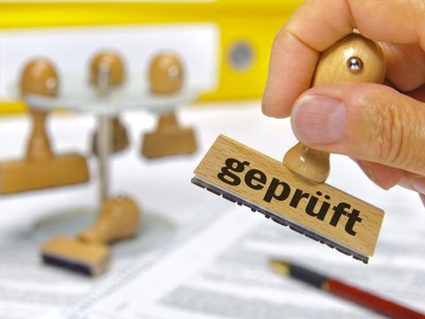 Stempel geprüft