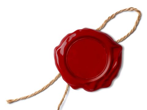 Siegel aus Wachs
