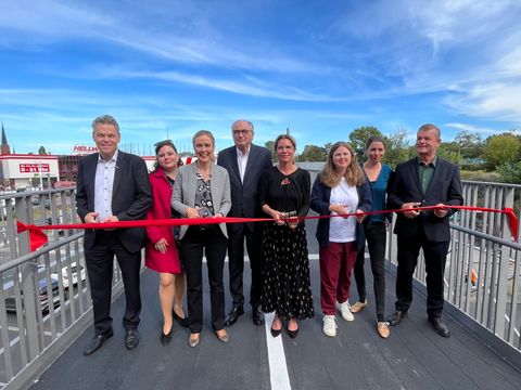 Eröffnung der Fuß- und Radwegeverbindung über die Yorckbrücke