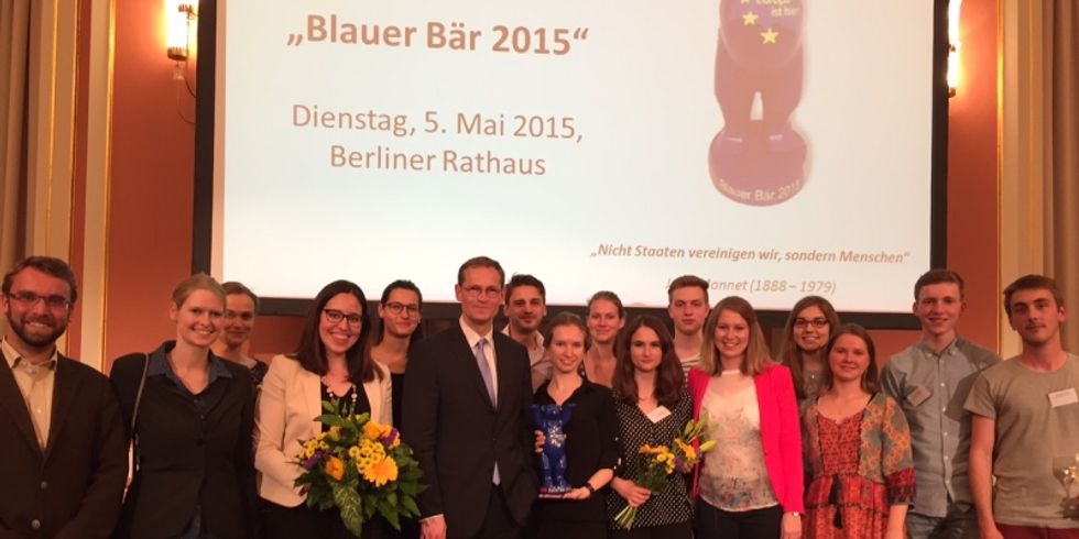 Gruppenfoto der Preisträger 2015