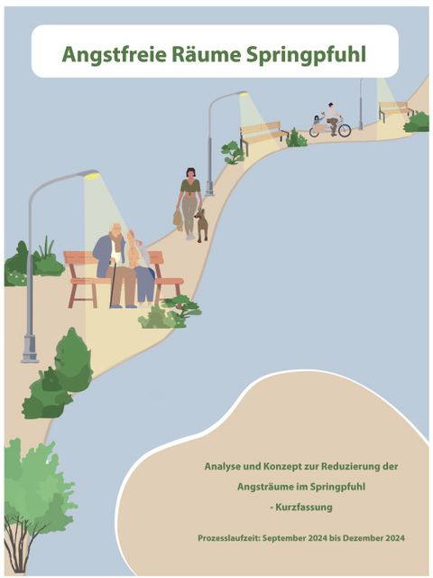 Deckblatt der Studie Angstfreie Räume Springpfuhl