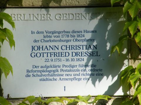 Gedenktafel für Johnann Dressel (Bild: Hupka)