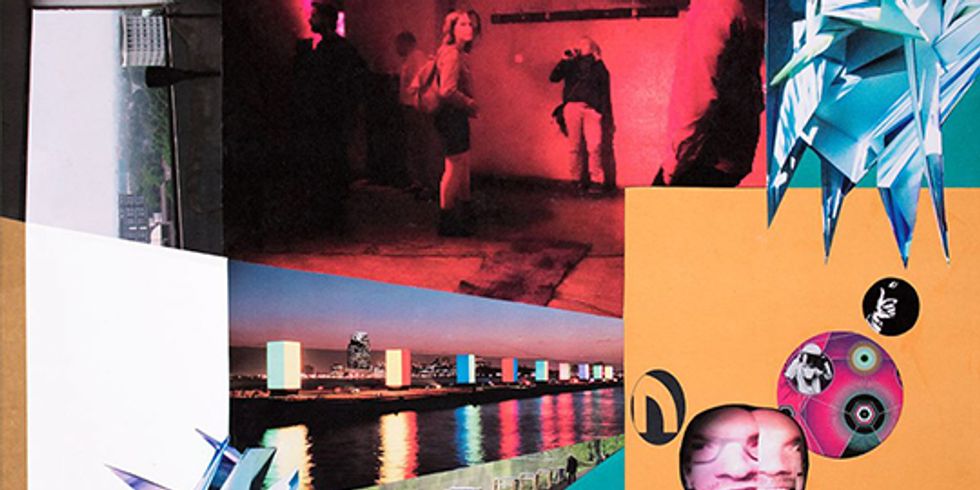 Klaus Killisch: "Harmonie & Zerstörung", Collage, 2018, 50 x 70 cm (Bildausschnitt)