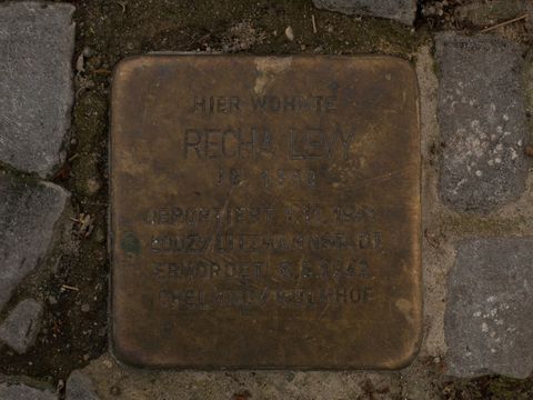 Stolperstein Recha Levy, 22.07.2012