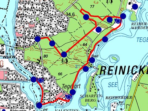 Wanderkarte (Bild: Berliner Forsten)