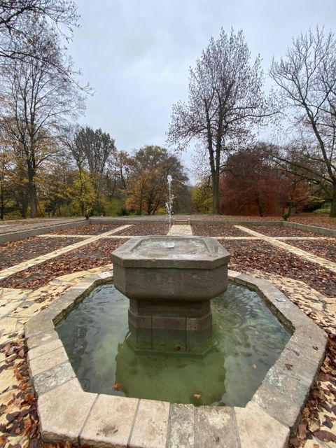 Brunnen im Rosengarten