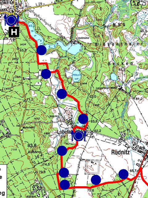 Wanderkarte (Bild: Berliner Forsten)