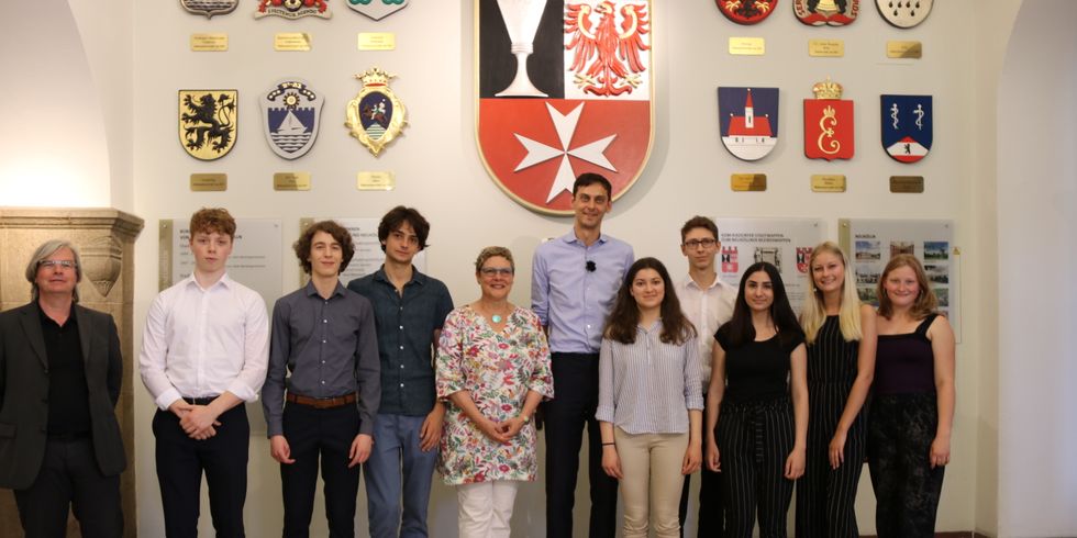 Ehrung der Einser-Abiturienten 2019 im Rathaus