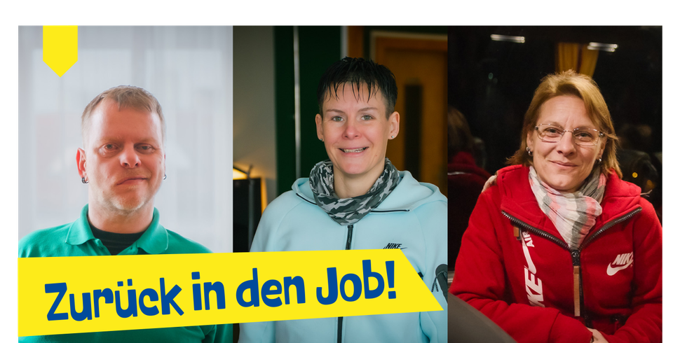 Zurück in den Job!