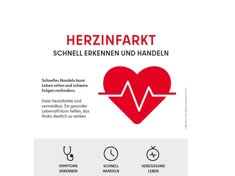 Flyer Herzinfarkt