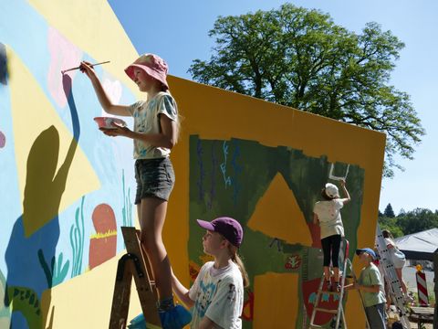 Spielplatz Gudrunstr Kidspark - Projektwoche