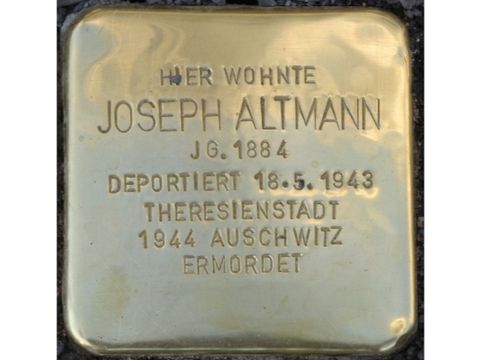 Stolperstein für Joseph Altmann