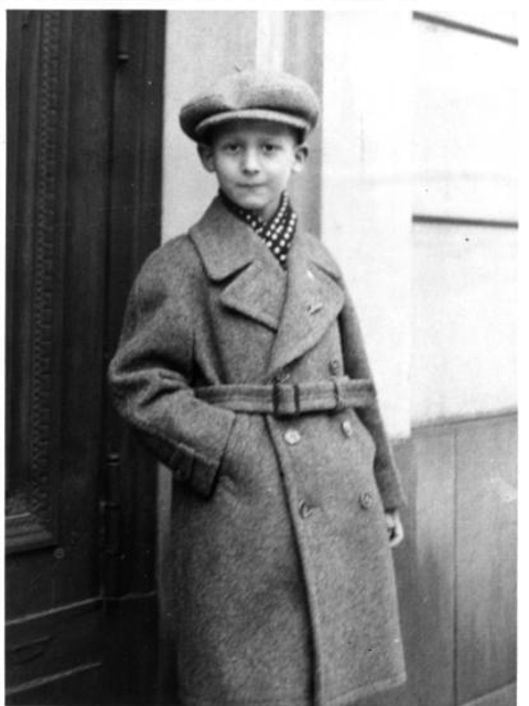 Heinz kurz vor seiner Abreise nach England