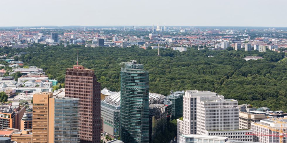 Potsdamer Platz und Großer Tiergarten