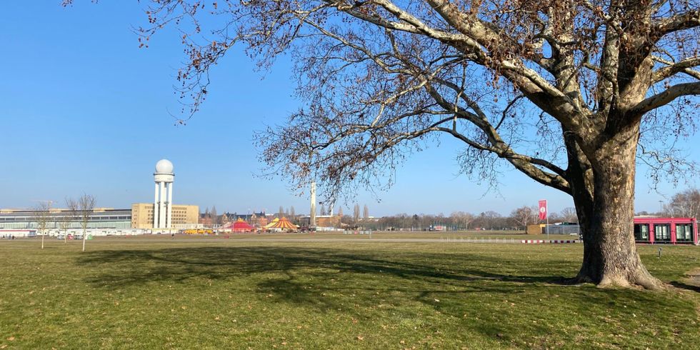 Tempelhofer Feld im Frühjahr