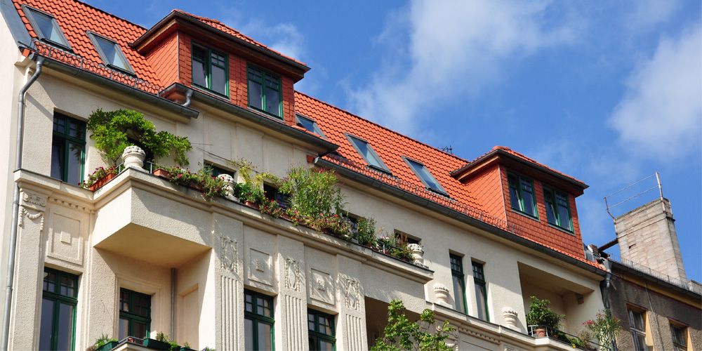 Dachwohnung in einem Wohnhaus