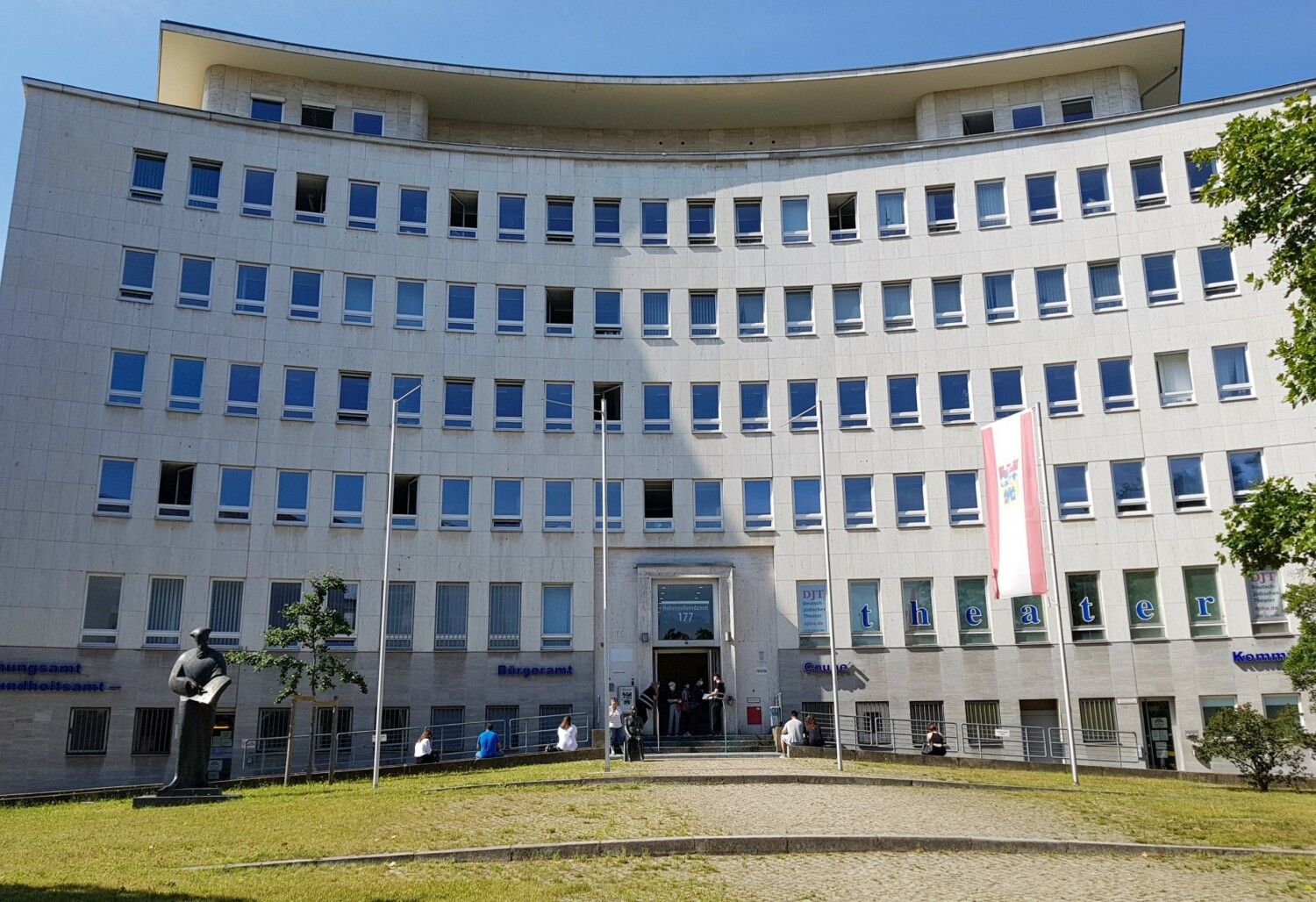 Dienstgebäude Hohenzollerndamm, Stand 7/2020