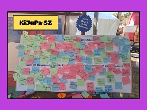 Kijupa SZ mit Wünschen junger Menschen