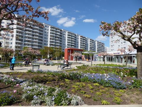 Marktplatz auf der Marzahner Promenade