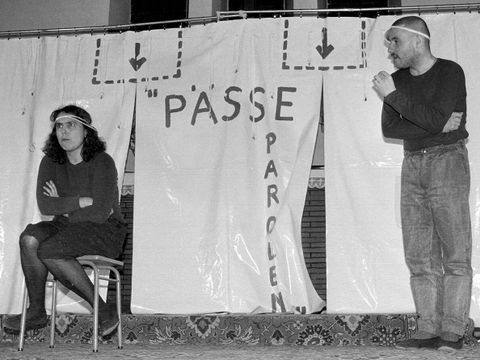 Pässe und Parolen, Immanuelkirchausstellung - Stephan Krawczyk, Freya Klier (Bild: Museum Pankow)