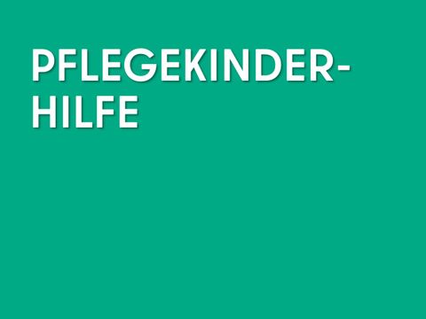 Kachel kl Pflegekinderhilfe