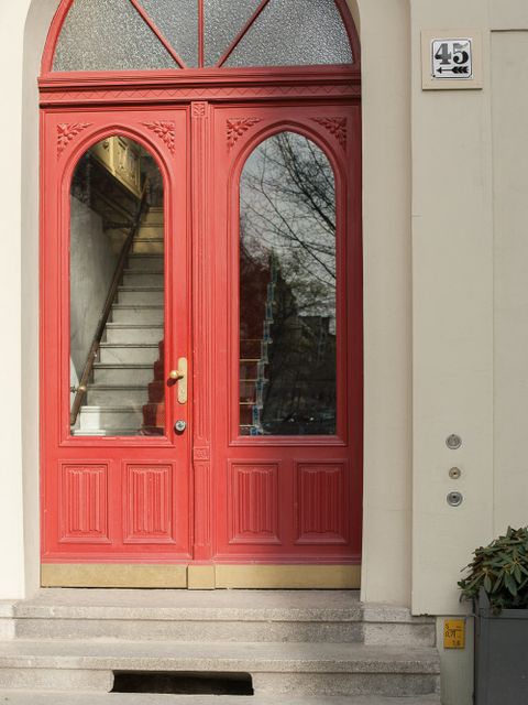 Hauseingang Bleibtreustr. 45, Foto: Bukschat&Flegel
