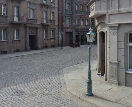 Nur Kulisse: Blick in die „Neue Berliner Straße“