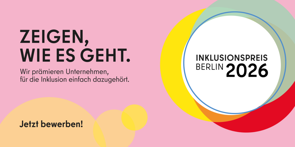 Zeigen, wie es geht - Inklusionspreis 2026