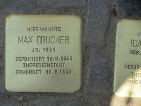 Stolperstein Max Drucker, 2013