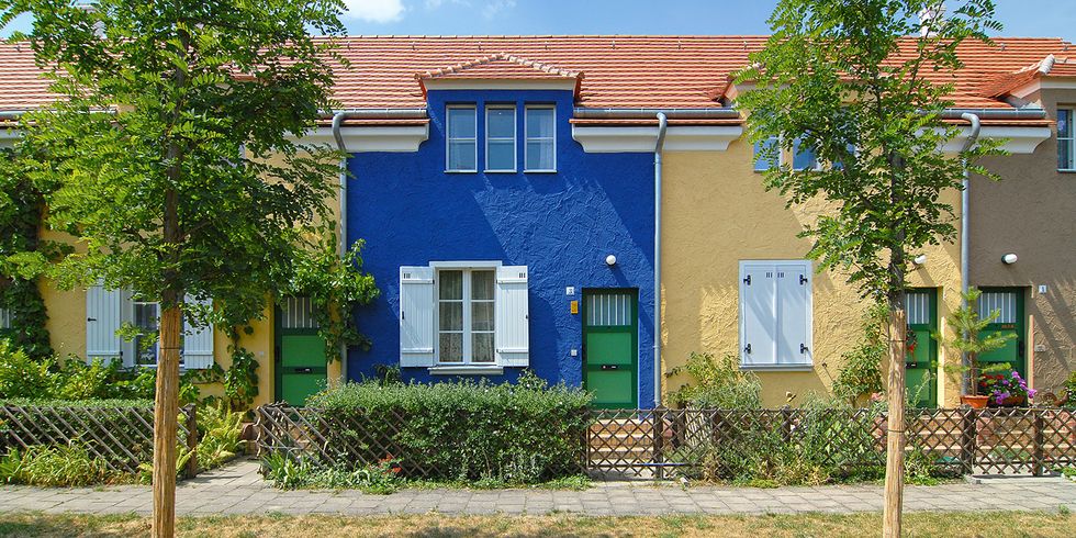 Reihenhäuser in der Welterbesiedlung Am Falkenberg