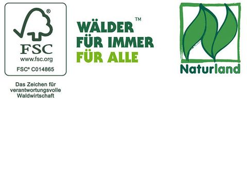 Logo FSC® und Naturland-Verband