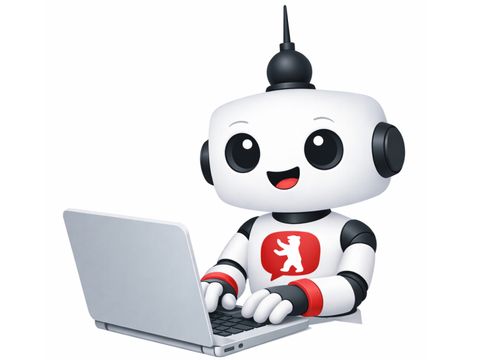 DIWI Chatbot am Laptop