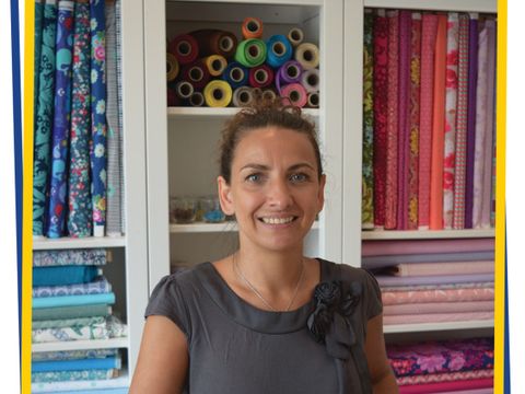 Jacqueline Hirschhorn in ihrem Nähatelier