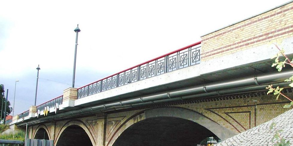 Südseite der Lange Brücke, August 2020