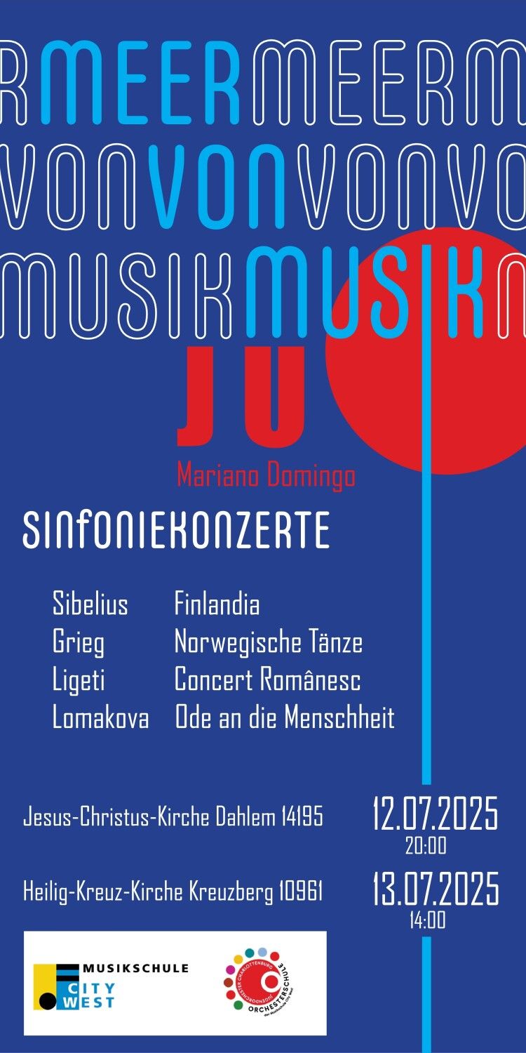 Jugendorchester Charlottenburg Sinfoniekonzert Meer von Musik