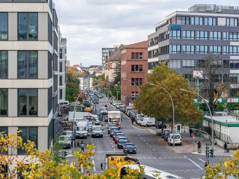 Blick in die Ella-Barowsky-Straße