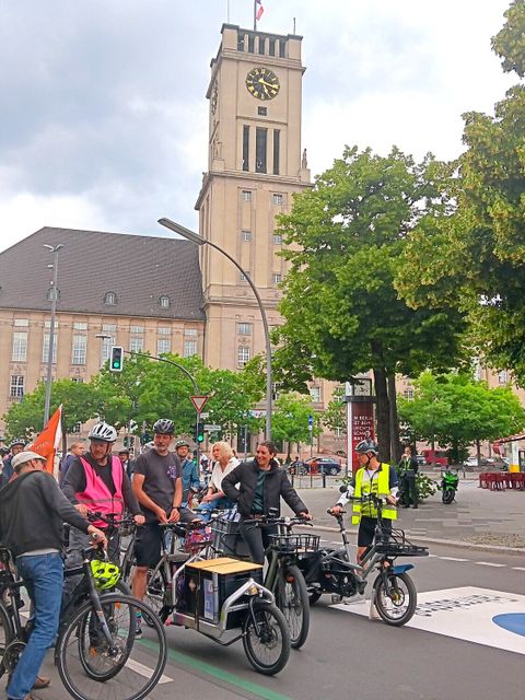 Anradeln der Fahrradstraße Belziger Straße