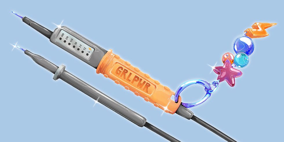 Symbolbild zeigt Phasenprüfmesser für Berufsbild Elektronikerin