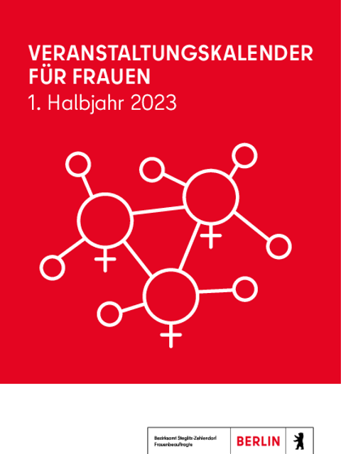 Cover des Frauenprogrammhefts 1. Halbjahr 2023 (Bild: Frauen- und Gleichstellungsbeauftragte)