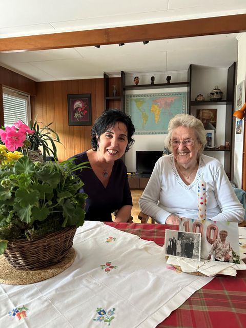 Gut gelaunt mit 101 Jahren: Ilse Schendel (Bild: BA Rdf)