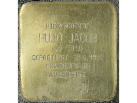 Stolperstein Hugo Jacob (Bild: Stolpersteine-Initiative CW, Hupka)