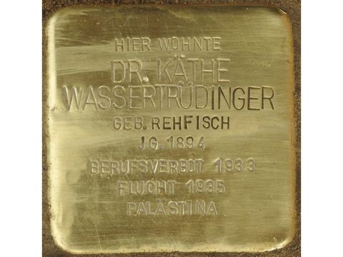 Suarezstr. 64 Dr. Käthe Wassertrüdinger
