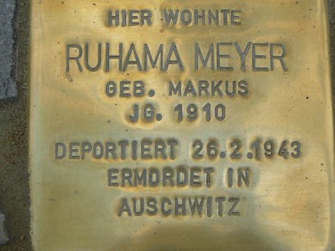 Stolperstein Ruhama Meyer