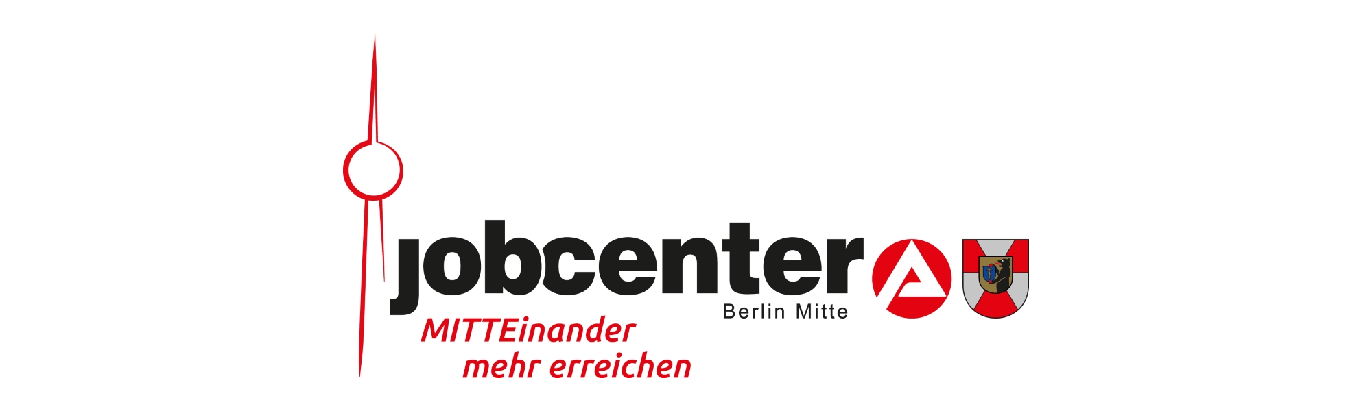 Jobcenter Berlin Mitte Logo MITTEinander mehr erreichen