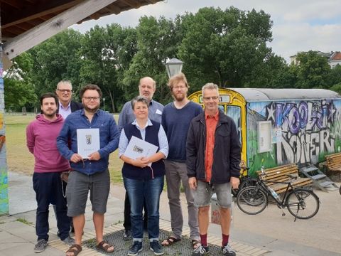 Unterzeichnung Satzung Parkrat